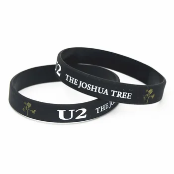 1PC U2 THE JOSHUA TREE Rocková Kapela Silikónové Náramky&Bangles Hiphop Bileklik Populárne Náramok Klasické Šperky Tendy Kapela SH190