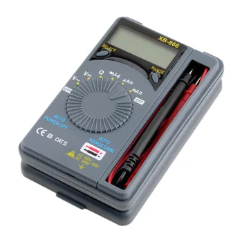 1Pc Veľkoobchod Mini Auto Rozsah LCD Voltmeter Tester Nástroj AC/DC Vreckový Digitálny Multimeter Hot Predaj