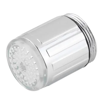 1pc Vody, Batérie, LED Svetlo 7 Farieb Meniacich sa Rozsvieti, Sprchový Prúd Ťuknite na položku univerzálny adaptér externého Ľavej skrutku Svietiť, Kuchyňu, Kúpeľňu