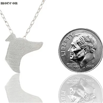 1PC Zlato, Striebro Greyhound Ukončené Greyhound Kúzlo Náhrdelník Greyhound Šperky Pet Pamätník Psa Šperky Darček