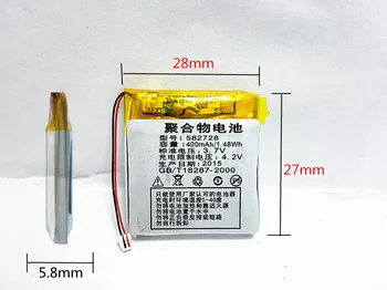 1pcs 3,7 V 400mAh Nabíjateľná li-Polymer Li-ion Batéria Pre Q50 G700S K92 G36 Y3 Detí smart hodinky mp3 582728 602828
