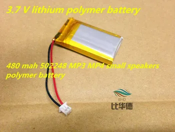 1pcs 3,7 V tablete batérie 480 mah 502248 MP3, MP4 malé reproduktory polymérová batéria