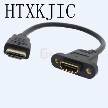 1pcs 30 cm 50 cm 60 cm 1m 1,5 m Pozlátené HDMI Predlžovací Kábel Mužov a Žien So Skrutkou Panel Mount V1.4 Pre 1080PPSP HDTV