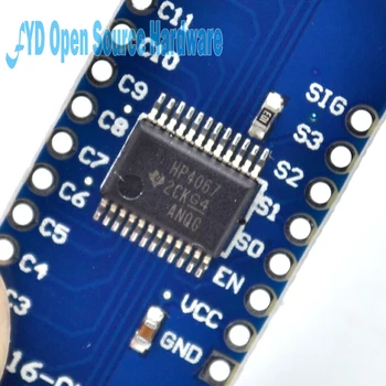 1pcs CD74HC4067 High Speed CMOS 16 Kanálov Analógové Multiplexer AnalogDigital