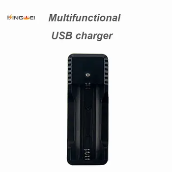 1PCS Kingwei USB Nabíjačka pre 26650 18650 3,7 v lítiová batéria