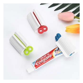 1PCS Koľajových Trubice zubná pasta Squeezer zubná pasta Jednoduchý Dávkovač Sídlo Držiteľa Stojan Kúpeľňových Doplnkov