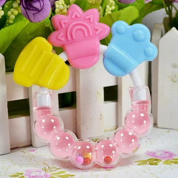 1Pcs Krásne Baby Bell Hračka Produkt Roztomilý Zuby Školenia Molekulová Bezpečnosti Teether Pre Deti Žuvanie Cvičí
