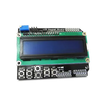 1PCS LCD Klávesnica Štít LCD1602 LCD 1602 Modul Displeja ATMEGA328 ATMEGA2560 raspberry pi UNO modrá obrazovka