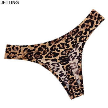 1pcs Leopard Ženy Sexy Bezšvové Prádlo Žien T Nohavičky G String dámske Nohavičky Calcinha Bielizeň Tanga Tangá Pre Ženy