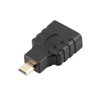 1pcs Micro HDMI Samec na HDMI Žena Adaptér HD zlatenie Prevodník F-M Typ Konektora pre Kábel HDMI Adaptér Zariadenie, Veľkoobchod