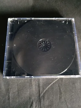 1PCs New Black Quad 4 Disku CD/DVD obal Boxset Doprava Zadarmo
