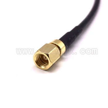 1pcs RF konektor koaxiálne RF kábel TNC mužov SMC muž rovno RG174 Pigtail Kábel 30 CM, Rýchle dodanie