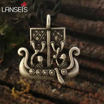 1pcs SDrakkar Lode Viking Severanov Dlho Loď Prívesok - Vikingská Loď - Dragonsoul šperky Bojovník, Loď, Talizman náhrdelník