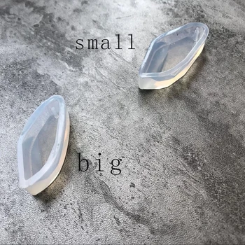 1pcs UV Živice Šperky Kvapalné Silikónové Formy Oddiel Geometrické Živice Charms Formy Pre DIY Premiešať Vyzdobiť, Takže Šperky