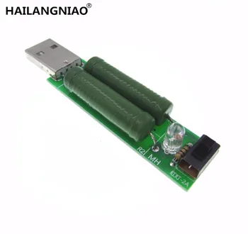 1pcs/veľa USB mini vypúšťanie zakončovací odpor 2A/1A S vypínačom 1A Zelená led, 2A Červená led