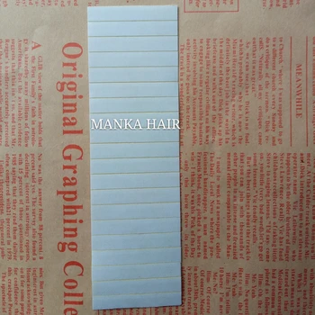 1sheets 20 ks 4cm*0,8 cm CPAM SUPER VLASY PÁSKU Lepidlo Dvojité Bočné Pásky pre remy vlasy, nástroje na predlžovanie vlasov