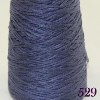 1X400g mäkké predávať vysoko kvalitnej bavlny ručne tkané priadza Indigo Modrý kužeľ 422-529