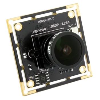 2.0 megapixelová Full HD CMOS AR0330 H. 264 usb 2.0 high speed široký uhol 170 stupňov fisheye objektív usb modul kamery web cam 1080P