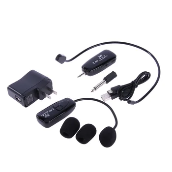 2.4 G Bezdrôtový Mikrofón Reči Headset Megaphone Rádio Mic Pre Reproduktor Výučby Stretnutie Sprievodca Mikrofón S 6,5 mm Adaptér