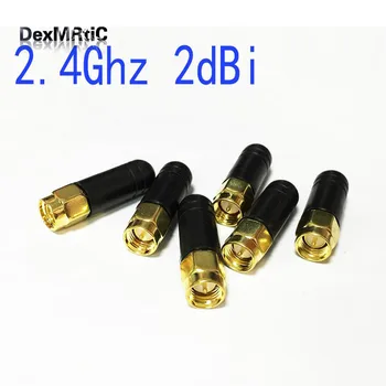 2.4 Ghz wifi antény, 2dbi gumy Zigbee antény krátkym 3 cm SMA male OMNI 2.4 g antény #2 wifi anténa konektor