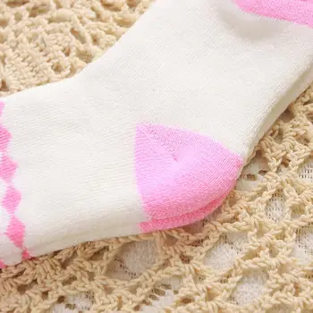 2-4 Rokov Staré Zimné Pure Color Zahusťovanie Teplé Detské Bavlnené Ponožky, Mäkké Dieťa Flanging detských Ponožiek, Unisex Ponožky