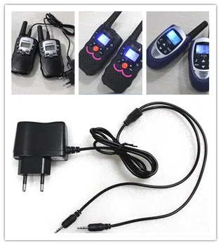 2,5 mm pinAC/DC Adaptér Nabíjačky 110-230V walkie talkie nabíjací adaptér 7V-400mAH pre TOPSUNG RETEVIS T388 T228 VT8 2-pásmový rádia