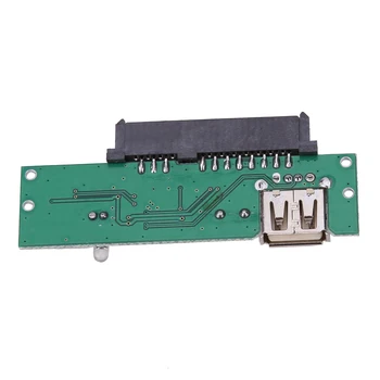 2.5 palcov rozhranie USB 2.0 / SATA 7 + 15 Pin Pevného Disku Converter Adaptér pre 2.5