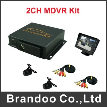 2 Auta DVR Black Box MINI SD karta mobile DVR s funkcia detekcie pohybu