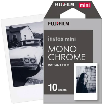 2 balenia Fujifilm Instax Mini Film Monochromatické + čierny Rám Pre Polaroid Mini 8 7 7 50. 50i 90 25 dw Zdieľať SP-1 Instantné fotoaparát