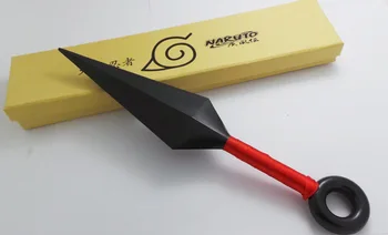 2 Farby Japonské Anime Ninja Naruto Uzumaki Kunai Hádzanie Zbraň Rekvizity Cosplay Nôž Plastový Pre Fanúšikov Anime Zber