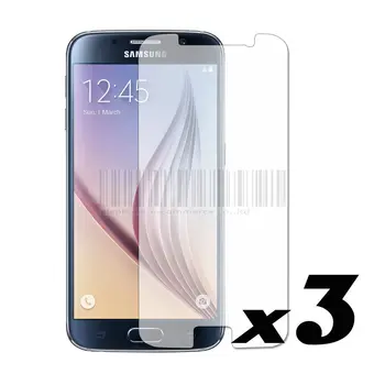 2 GÉL Pleť TPU Gumené puzdro+Screen Protector Samsung Galaxy S6 G9200