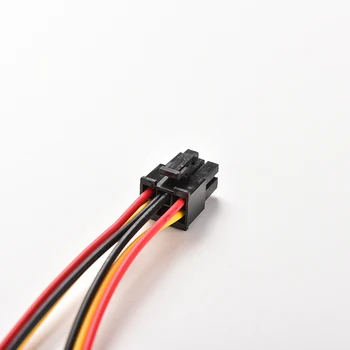 2 IDE Dual 4pin Molex IDE Muž na 6-Pin Žena PCI-E Y Molex IDE Napájací Kábel, Adaptér Konektora pre video karty