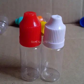 2 ks 10 ml PET Pevného Plastu Kvapkadla Detská Fľaša S Spp A Dlho Tip Na Očných kvapiek E Kvapalina Prázdne Fľaše, Rýchle dodanie