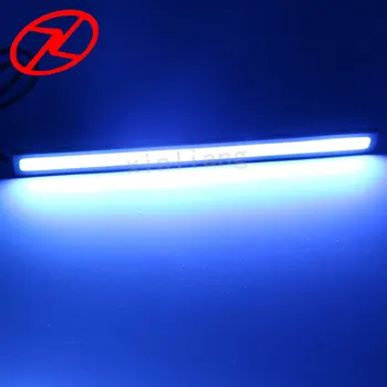 2 ks 17 CM Blesk Flash Auto Styling nebezpečnosti alebo núdzové osvetlenie LED DRL denné Univerzálny Deň Beží Svetla biela modrá žltá červená