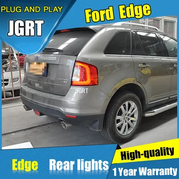 2 KS Auto Styling pre Ford Edge zadné Svetlá na roky 2012-pre Edge LED koncových svetiel+Zase Signál+Brzdové+Zadnej LED svetlo
