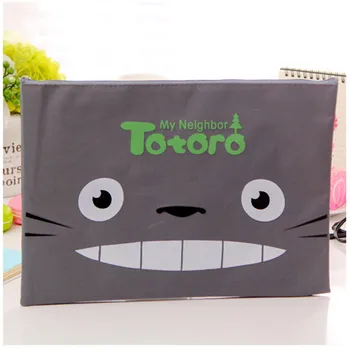2 ks Kawaii Totoro Dokument Taška Súbor, Priečinok Rozširuje Zložky Roztomilý Podanie Výrobky, kancelárske potreby Taška OfficeSupply
