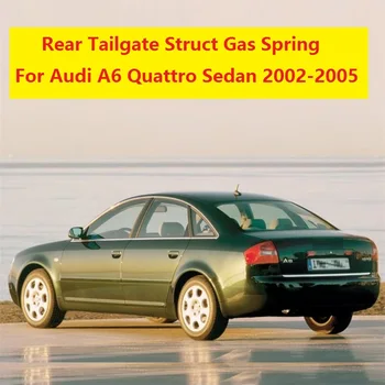 2 ks Na Audi A6 Quattro RS6 Sedan 2001 2002 2003 2004 2005 Auto-Styling Zadný Kufor, zadné dvere Výťahu Podporuje Plynové Vzpery Plyn Jar