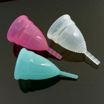 2 ks(S+L) Silicon pohára copa lady menštruačný kalíšok na intímnu hygienu pošvy starostlivosť copa menštruačné de silicona medica menštruácie pohár
