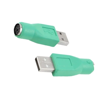 2 Ks USB 2.0 Muž na PS/2 Female Myši, Klávesnice, Konektor pre Adaptér