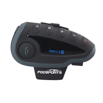 2 ks V8 Motocyklové Prilby Bluetooth Intercom Helmy, Slúchadlá Slúchadlá 5 Jazdcov BT Interphones FM Rádio NFC Diaľkové Ovládanie