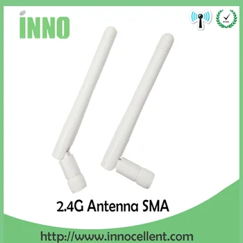 2 ks/veľa 2.4 Ghz Anténa 3dbi RP-SMA samec Konektor Skladacia anténu wifi, ZigBee Bluetooth antény pre bezdrôtové pripojenie smerovača