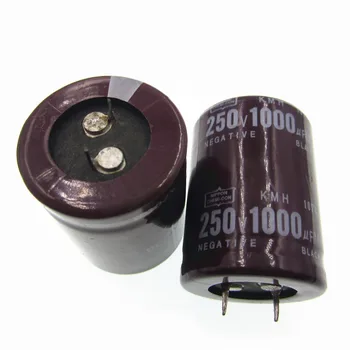 2 KS/VEĽA Elektrolytické kondenzátory 250V 1000UF Objem: 30*40 mm