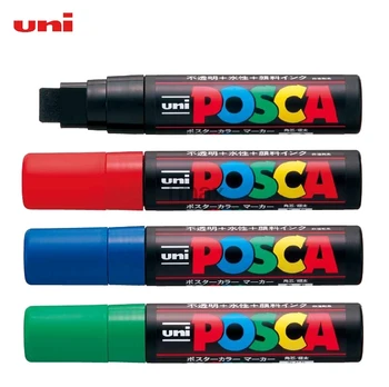 2 Ks/Veľa Mitsubishi Uni PC-8K Paint Marker Pero, Voľná Tip-8mm 15colors k dispozícii Značku Písanie Dodávky Kancelárske Školské potreby