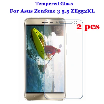 2 Ks/Veľa Pre Asus ZE552KL Tvrdeného Skla 9H 2.5 D Premium Screen Protector Film Pre Asus Zenfone 3 5.5 ZE552KL Z012D 5.5