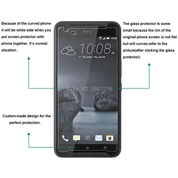 2 Ks/Veľa Pre HTC X9 Tvrdeného Skla 9H 2.5 D Premium Screen Protector Fólia Pre HTC One X9 5.5