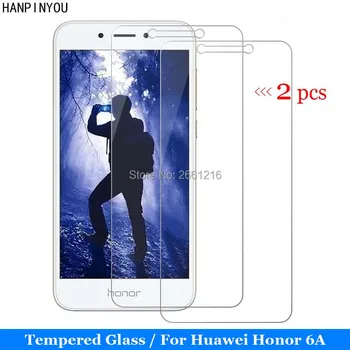 2 Ks/Veľa Pre Huawei Honor 6A Tvrdeného Skla 9H 2.5 D Premium Screen Protector Fólia Pre Huawei Honor Hrať 6A 5.0
