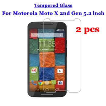 2 Ks/Veľa Pre Moto X2 Tvrdeného Skla 9H 2.5 D Premium Screen Protector Film Pre Motorola Moto X 2 2. Gen X+1 X2 5.2
