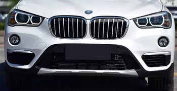 2 ks vhodné na BMW X1 F48 2016 2017 Predné hlavu Hmlové Svietidlo Kryt Výbava Liatie Auto Príslušenstvo Styling Nové Prírastky