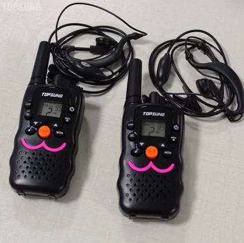 2 KS VT8 dlhý rad šikovný walkie talkies FRS 2 spôsob rádio comunicador GMRS 22 CH w/ VOX slúchadlá, nabíjačku 1W RF w/ led baterka