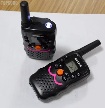 2 KS VT8 dlhý rad šikovný walkie talkies FRS 2 spôsob rádio comunicador GMRS 22 CH w/ VOX slúchadlá, nabíjačku 1W RF w/ led baterka
